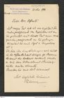 Nachlass Franz Steindachner, Brief von Haberer an Franz Steindachner (20.11.1906), Inv.Nr. 193.09, Seite 1
